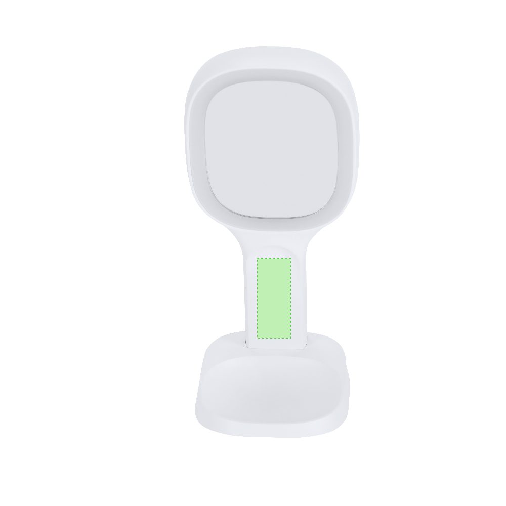 Branding diagram for Cosmetic mirror with wireless charging station 15 W Marchox – Area 1