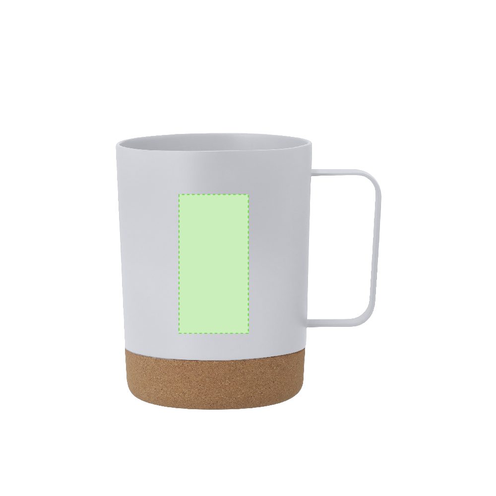 Branding diagram for cup 400 ml Jurgen – Area 2