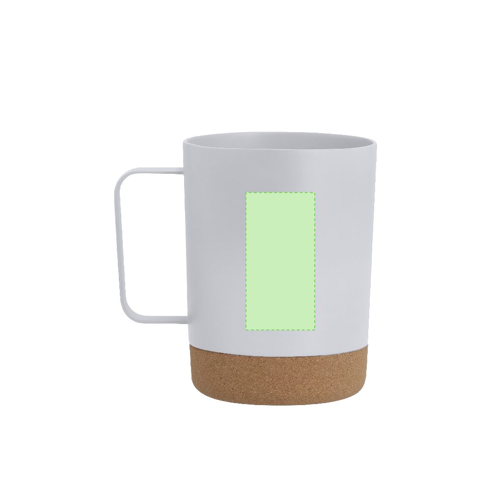 Branding diagram for cup 400 ml Jurgen – Area 3