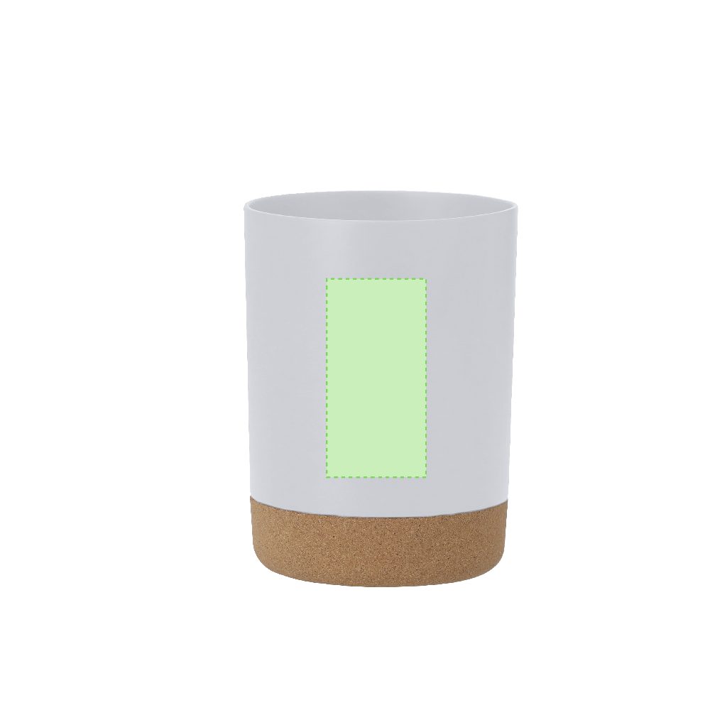 Branding diagram for cup 400 ml Jurgen – Area 4