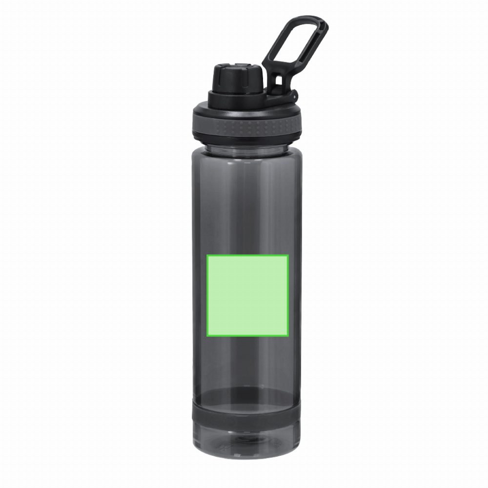 Branding diagram for Drinking bottle of RPET, 700 ml Ziffel – Area 5