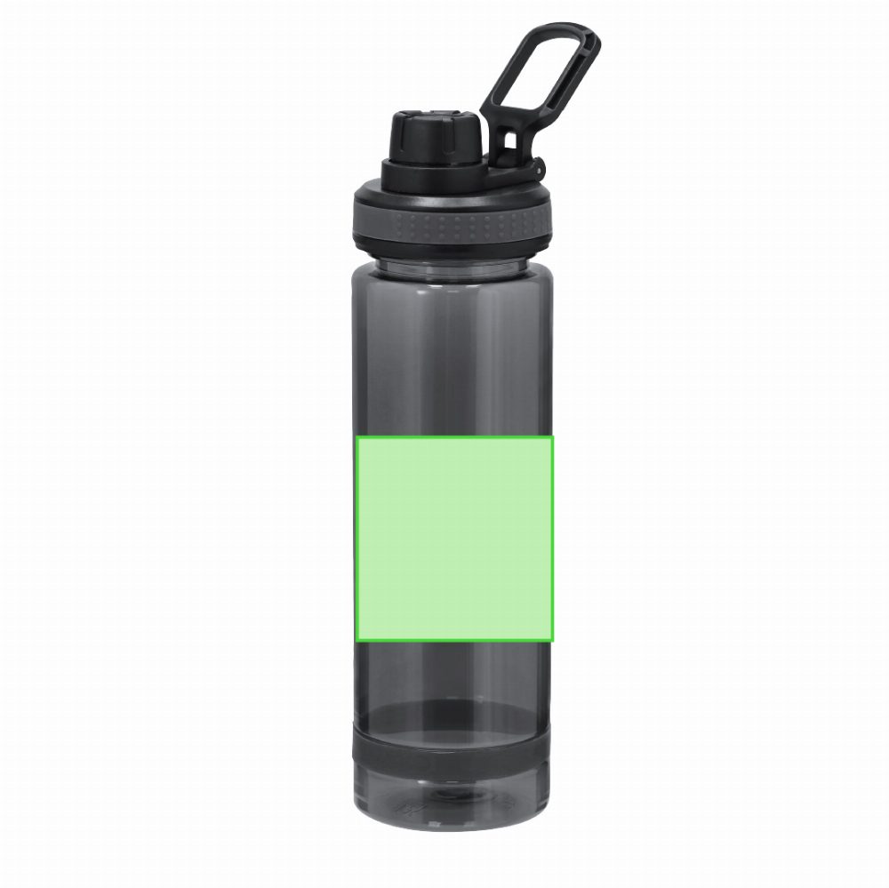 Branding diagram for Drinking bottle of RPET, 700 ml Ziffel – Area 6