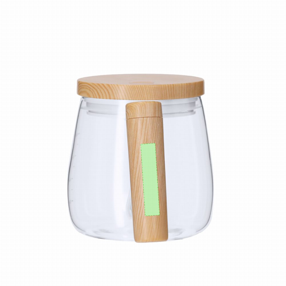 Druckskizze für Selbstrührende Tasse aus Borosilikatglas, 400 ml Rydian – Fläche 2