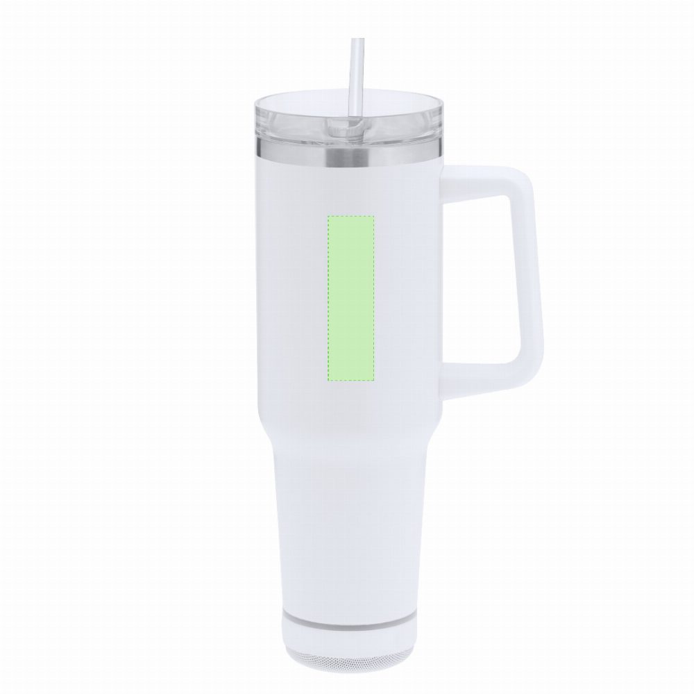 Branding diagram for Thermocup with Bluetooth speaker Tracir – Area 2