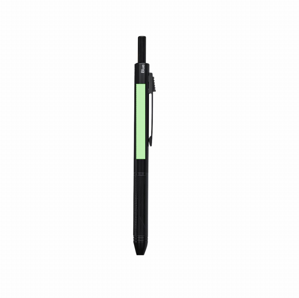 Branding diagram for Aluminium ballpoint pens of multicolour Tidio – Area 2