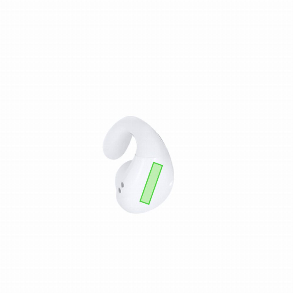 Branding diagram for Bluetooth headphones with Powerbank Haxel – Area 5