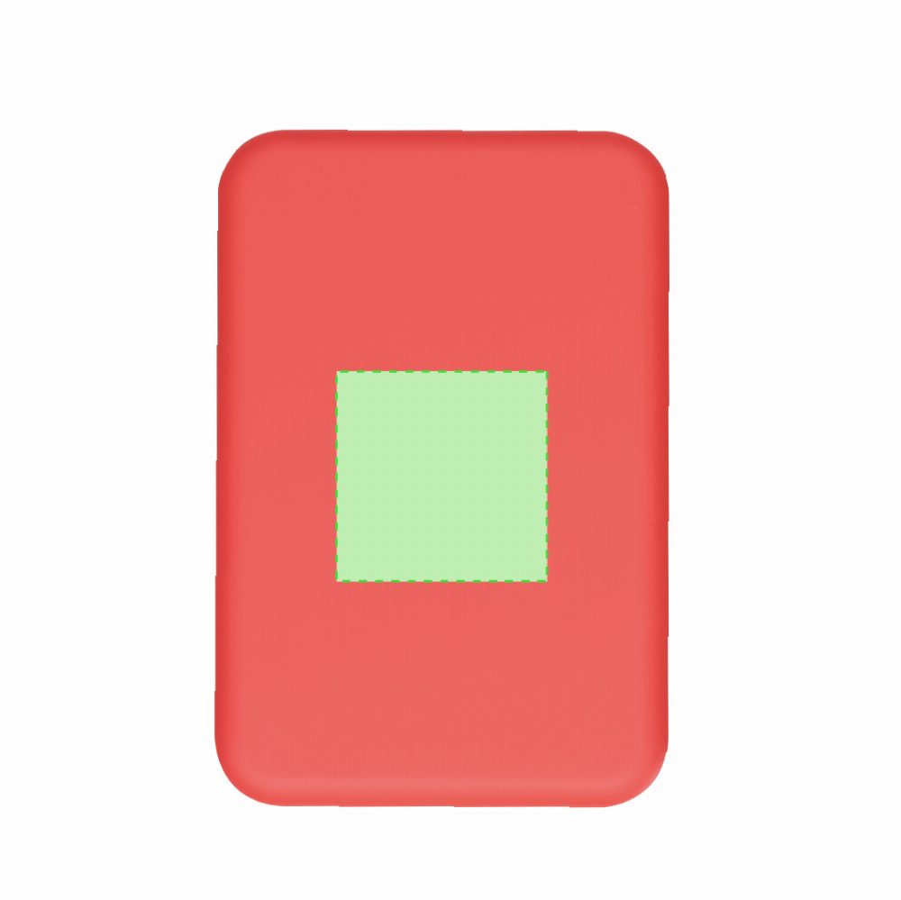 Branding diagram for Magnetic power bank 5,000 mAh Tudelak – Area 2