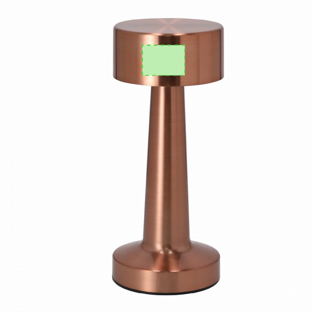 Branding diagram for LED table lamp Rosity – Area 1