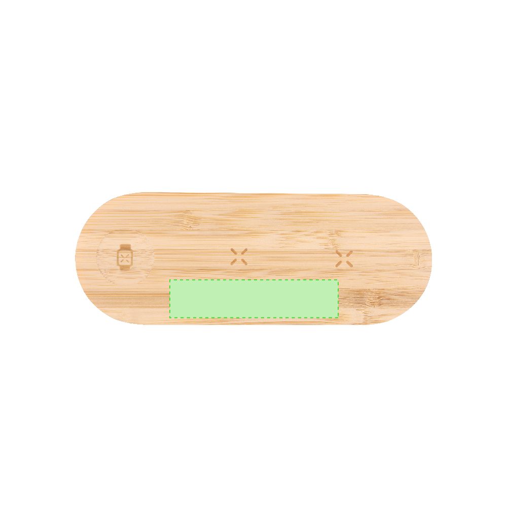 Branding diagram for Bamboo wireless charging station, 15 W Tigris – Area 6