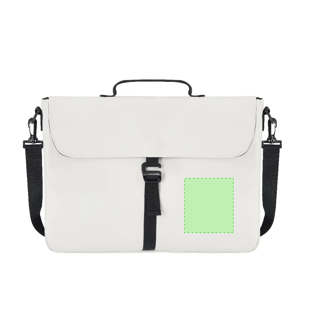 Branding diagram for Artificial leather document bag Sarlem – Area 2