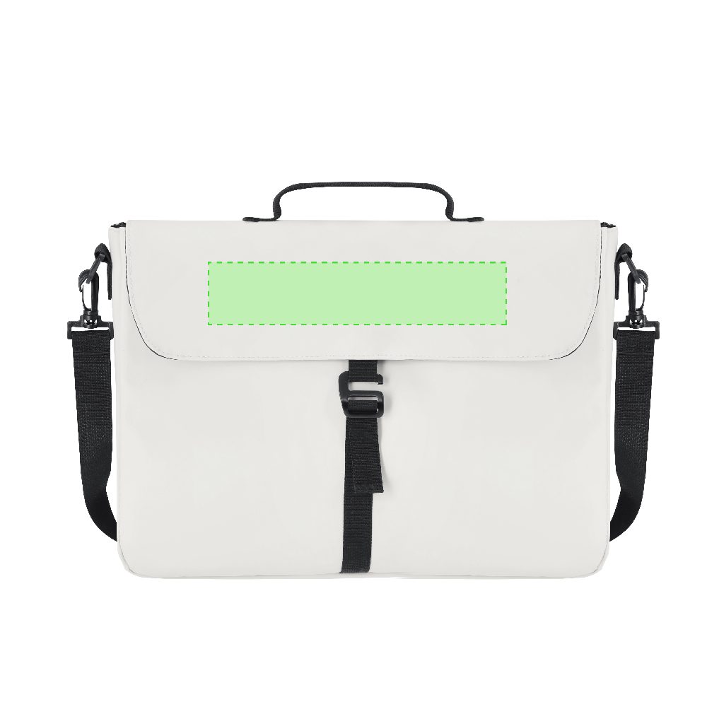 Branding diagram for Artificial leather document bag Sarlem – Area 3