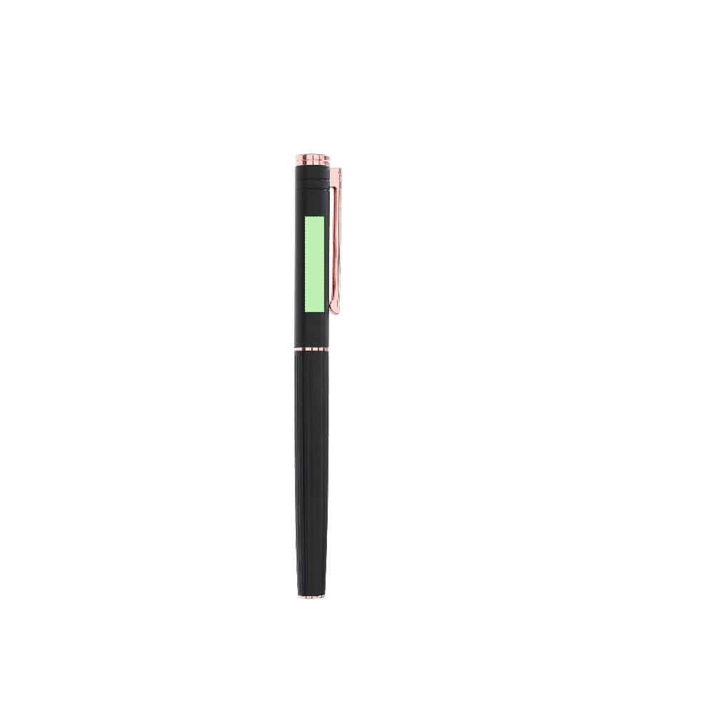 Branding diagram for Writing set with ballpoint pen and ink roller Blexa – Area 5