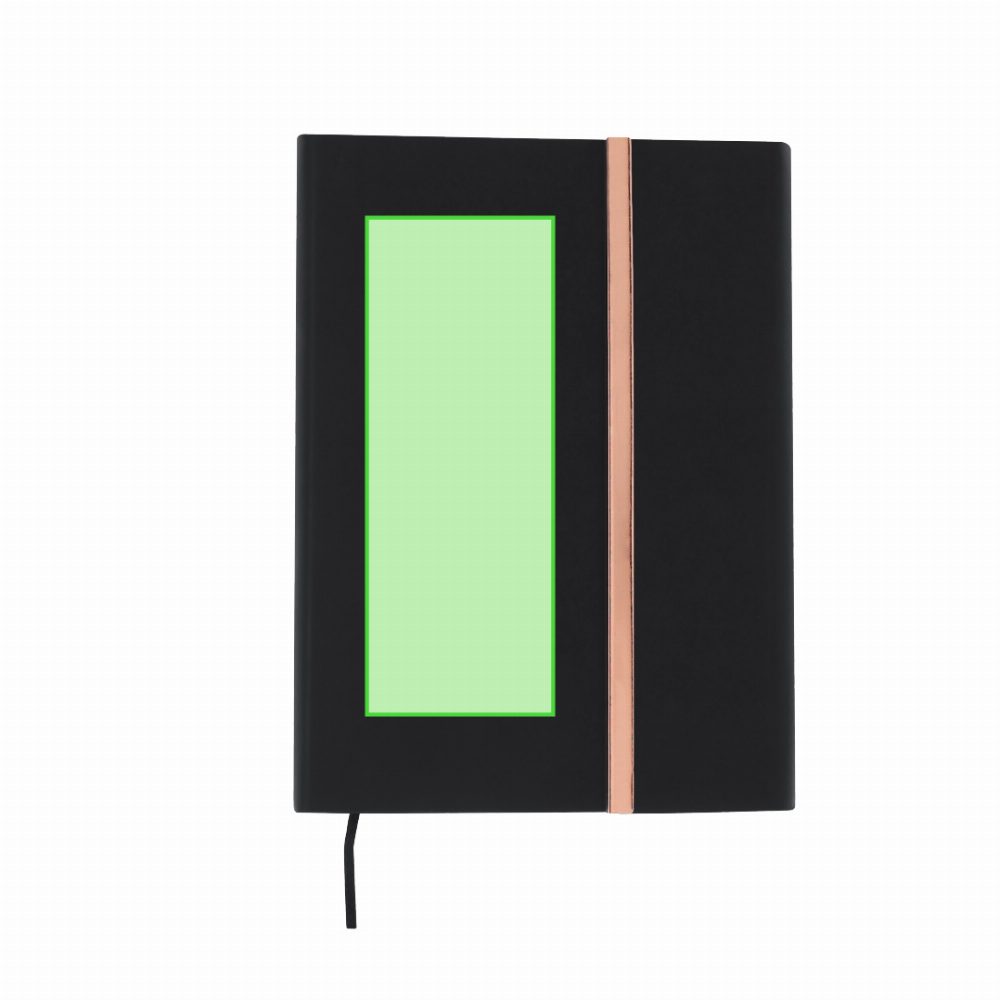 Branding diagram for Notebook set with ballpoint pen Kassex – Area 1