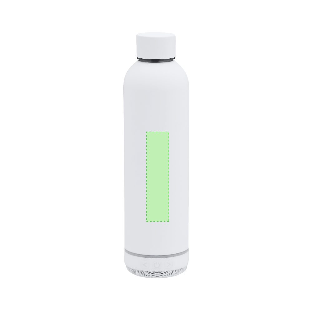 Branding diagram for Thermal bottle with Bluetooth speaker 540 ml Meflex – Area 2