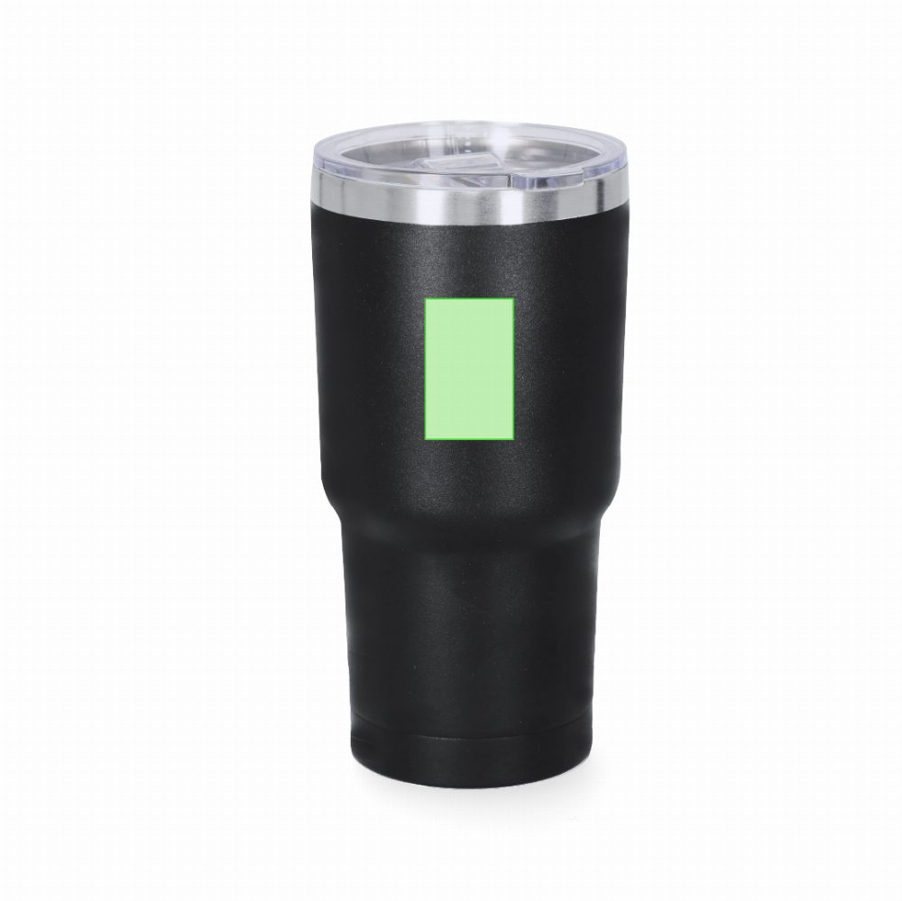 Branding diagram for Stainless steel thermal beakers, 530 ml Haftal – Area 3