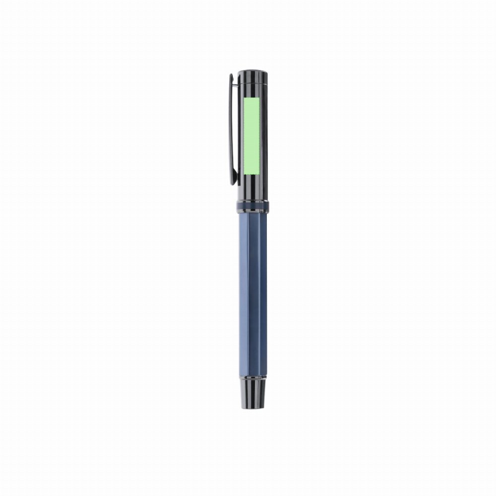 Branding diagram for Writing set with ballpoint pen and ink roller Licken – Area 4
