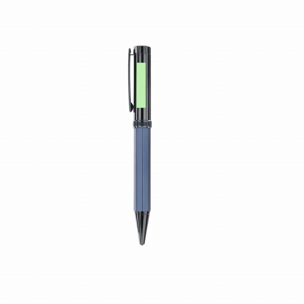 Branding diagram for Writing set with ballpoint pen and ink roller Licken – Area 1