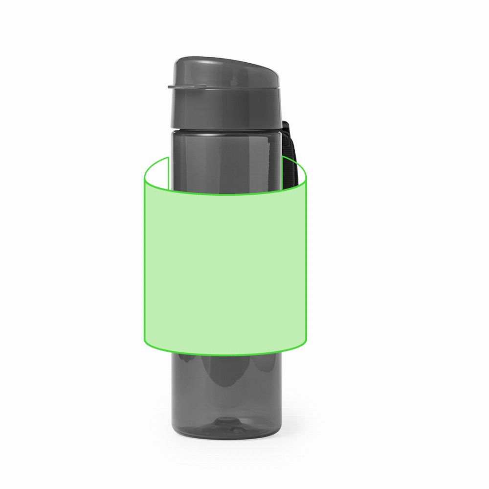 Branding diagram for Drinking bottle of tritane, 600 ml Trakex – Around the body