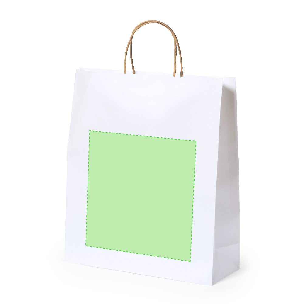 Branding diagram for Shopping bag Cynthia – Central marking surface