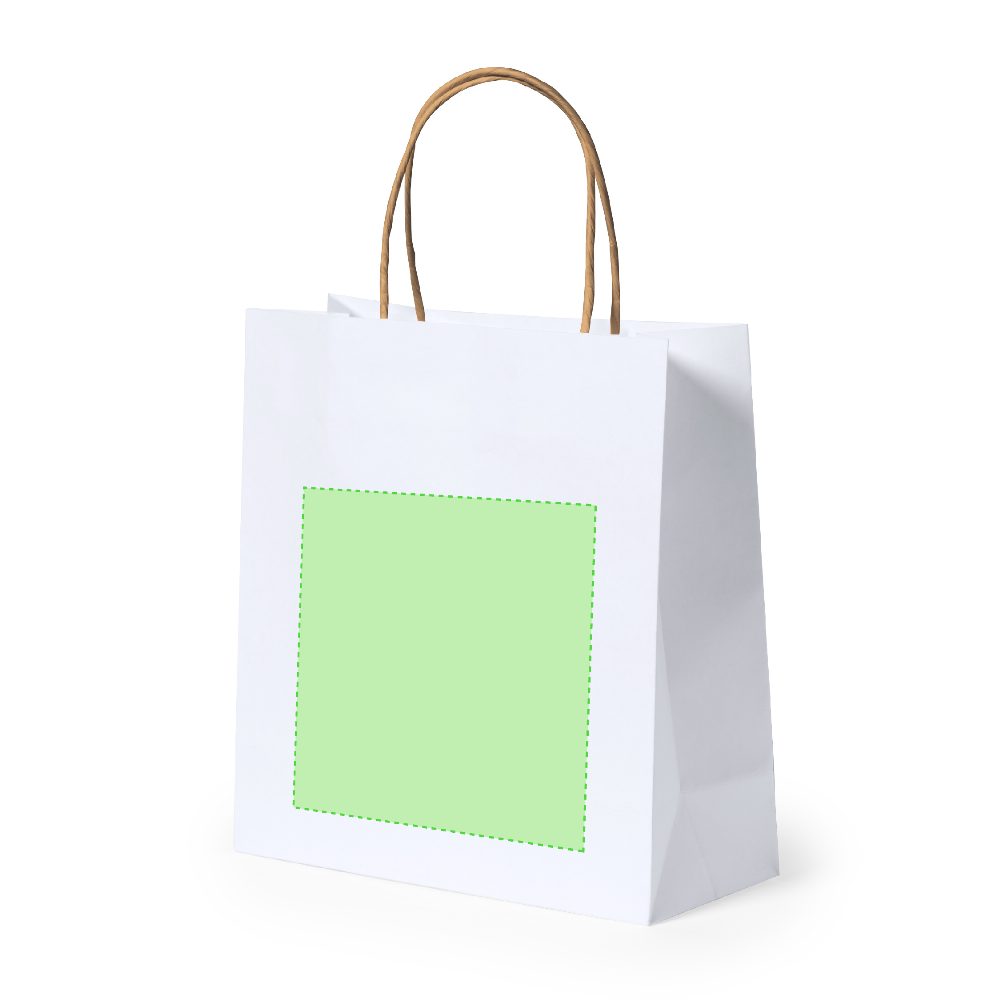 Branding diagram for Shopping bag Yeman – Central marking surface