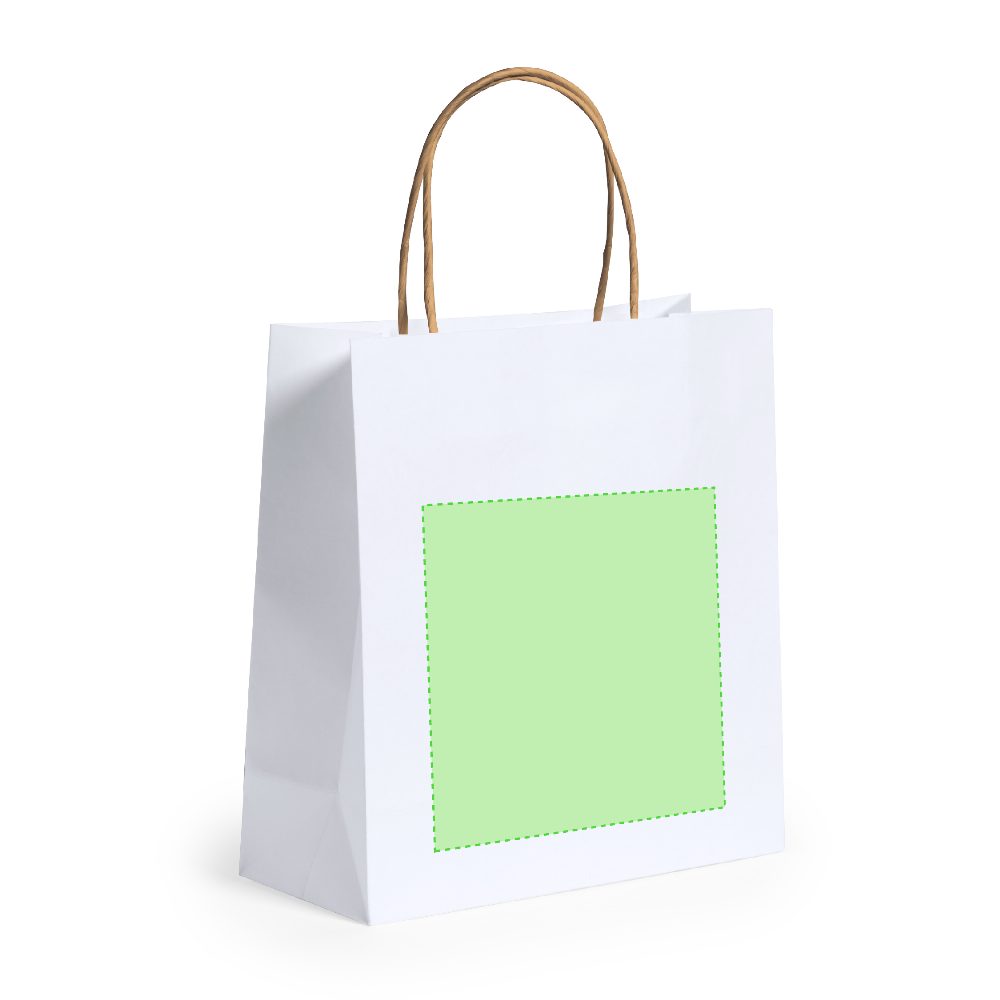 Branding diagram for Shopping bag Yeman – Side B, central