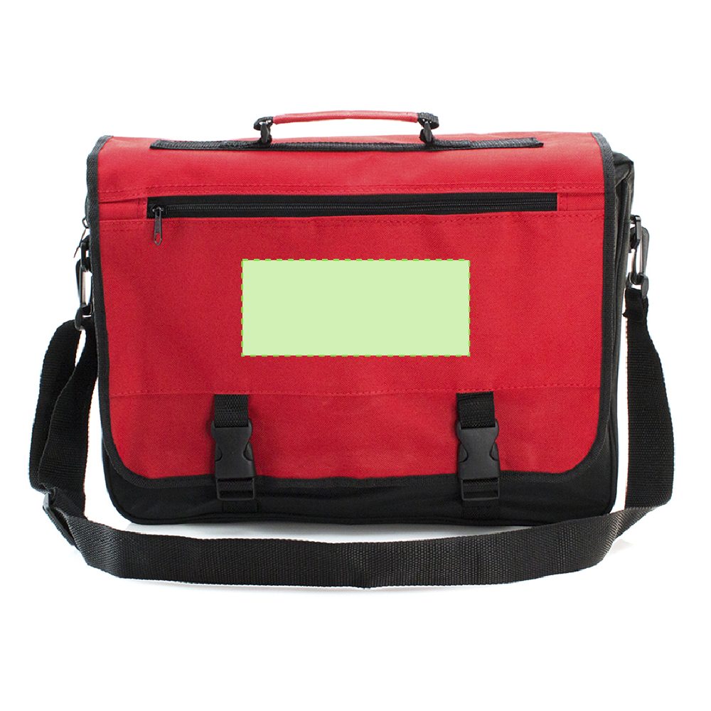 Branding diagram for Document Bag Verse – In the front pocket