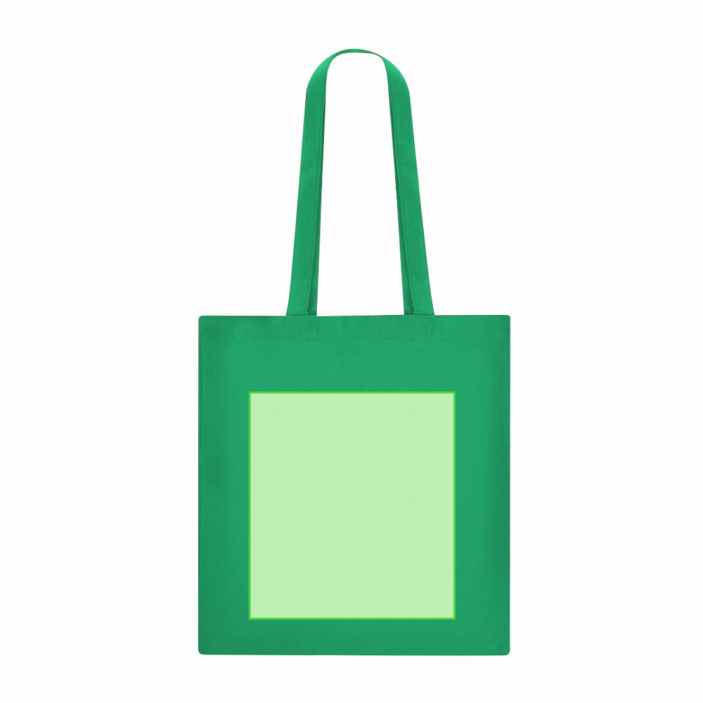 Branding diagram for Cotton shopping bag Geiser – Central marking surface