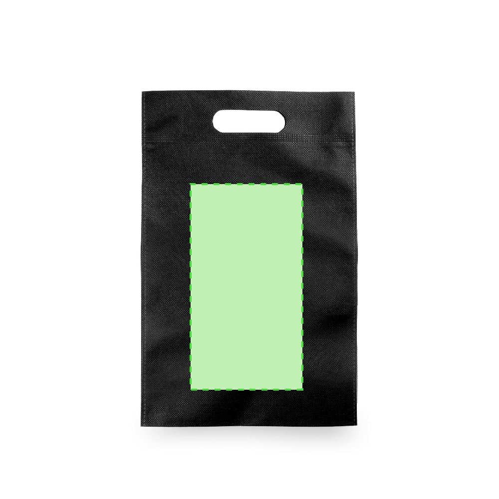 Branding diagram for Non-woven shopping bags Desmond – Central marking surface