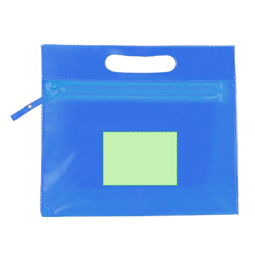 Branding diagram for Toiletry bag Fergi – Concentrates on Face A