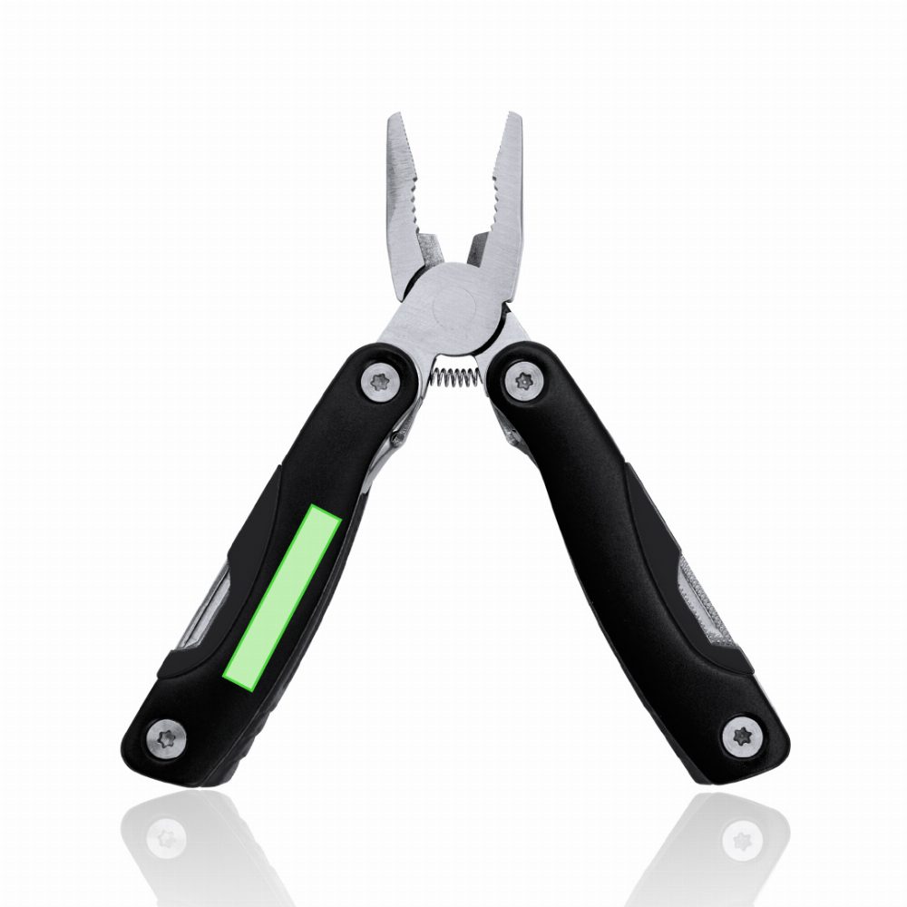 Druckskizze für Multitool aus Aluminium Blauden – Auf der rechten Griff