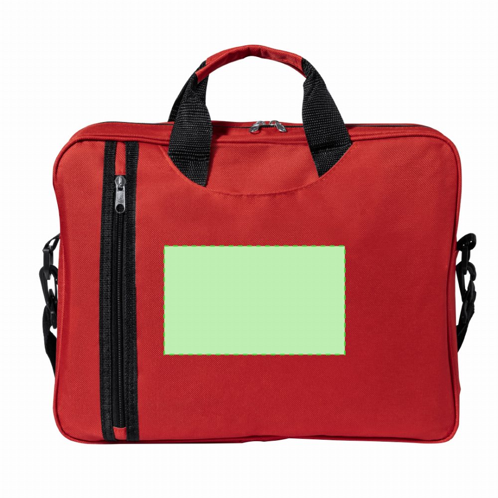 Branding diagram for Document Bag Amazon – In the face of the rack, centered