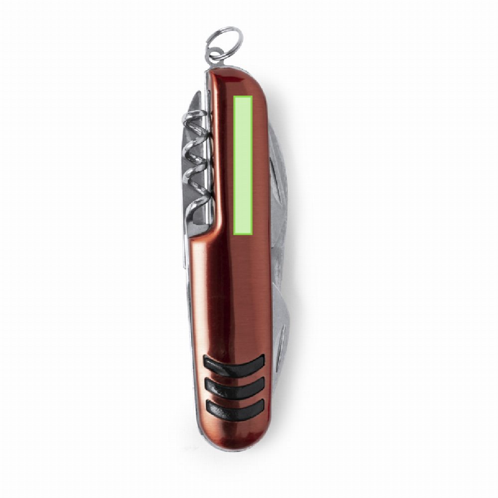 Druckskizze für Werkzeugset mit Taschenlampe und Taschenmesser Sufli – In dem Messer