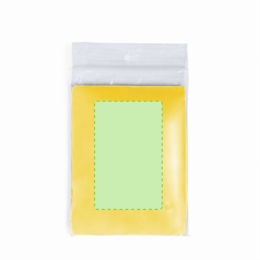 Druckskizze für Poncho Remo – In dem Karton Präsentation