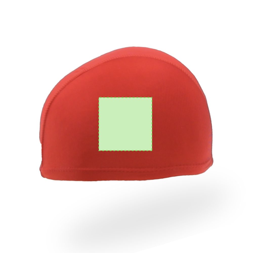 Branding diagram for Bathing cap Micra – On the left side