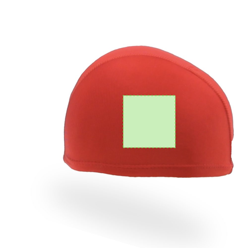 Branding diagram for Bathing cap Micra – On the right side