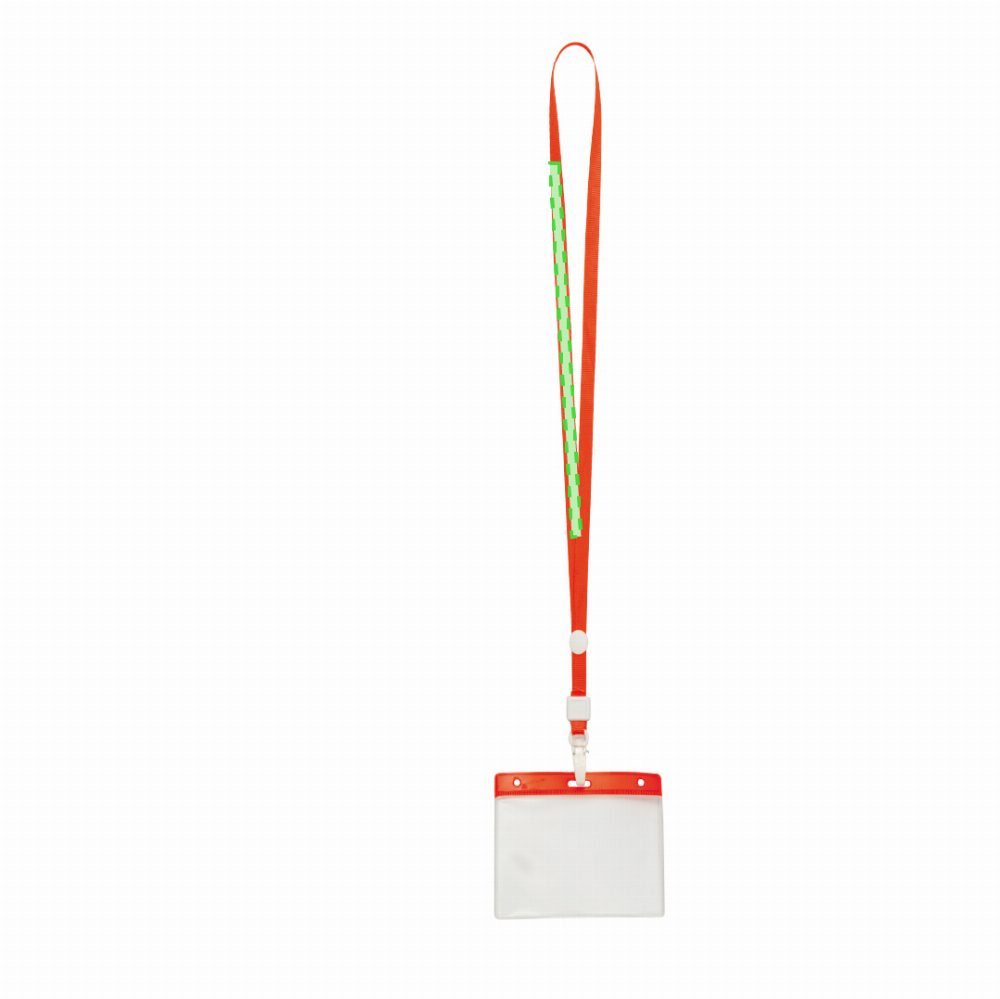 Branding diagram for Lanyard with ID holder Maes – On the inner strip