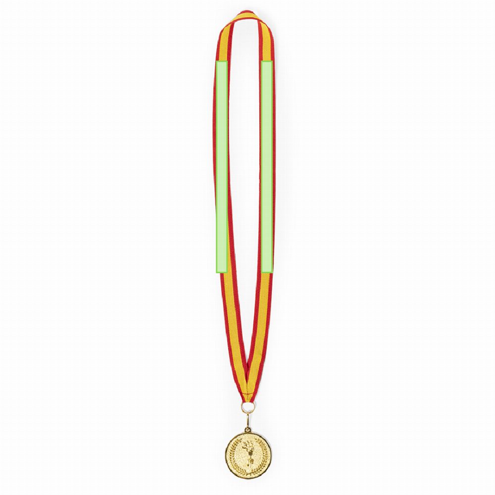 Branding diagram for Metal medal Corum Spain / Bronze – In both strips