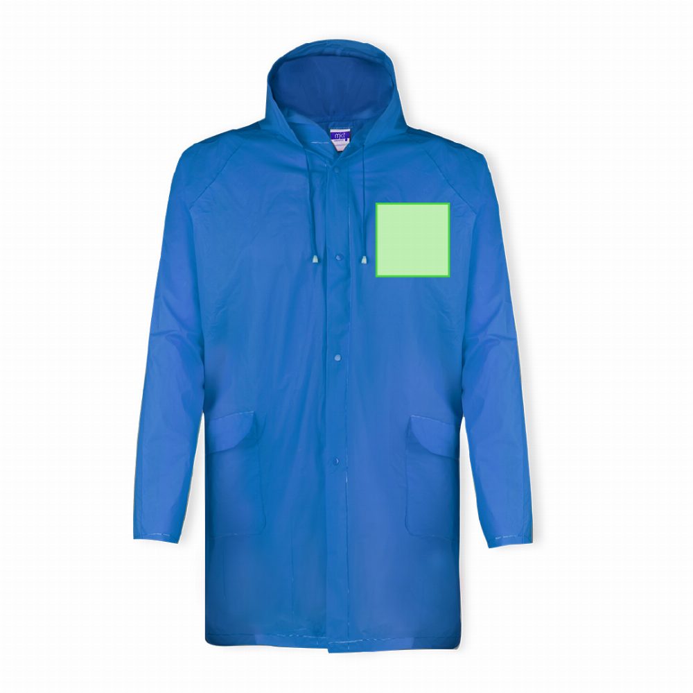 Branding diagram for Rain jacket Hydrus – Type of breast pocket