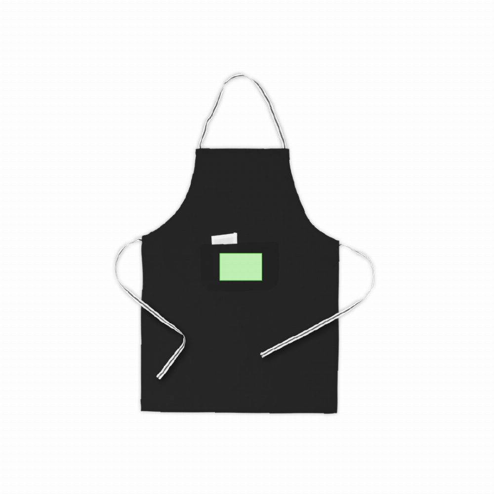 Branding diagram for Cotton apron Bacatus – In the bag