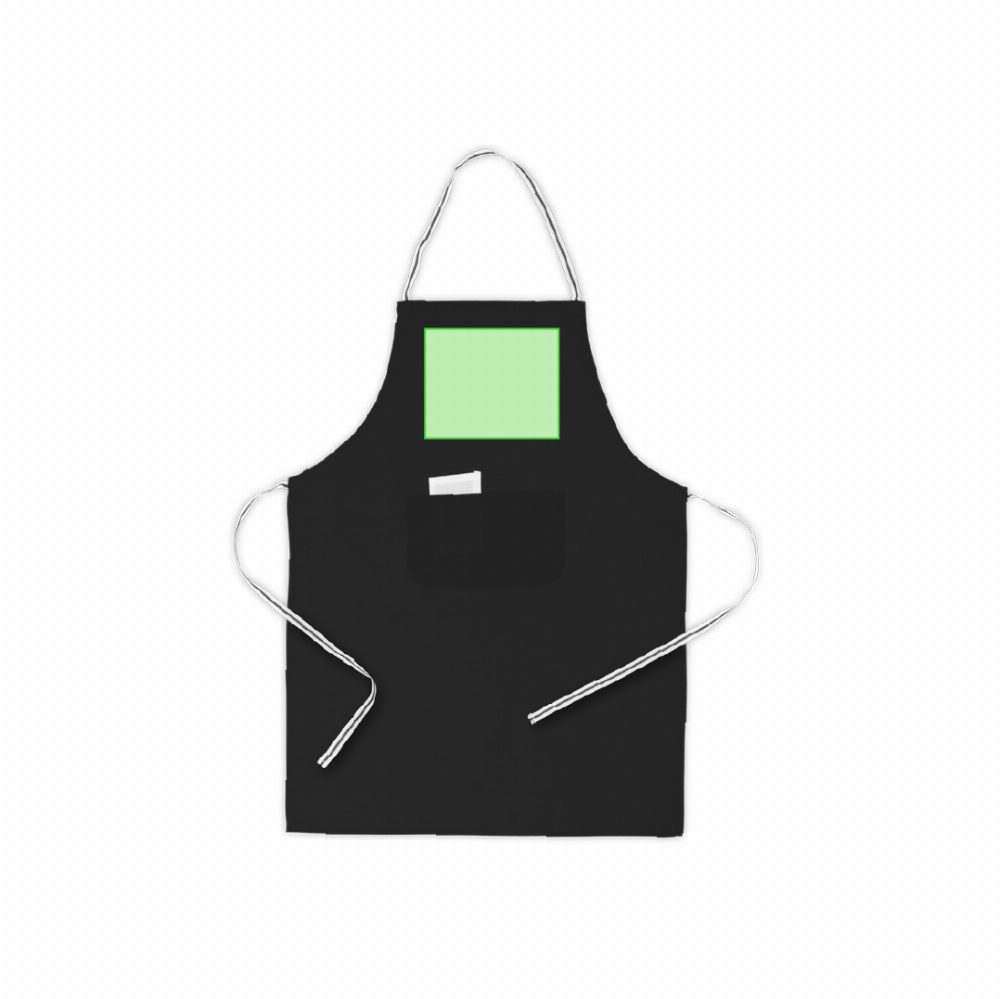 Branding diagram for Cotton apron Bacatus – Breast