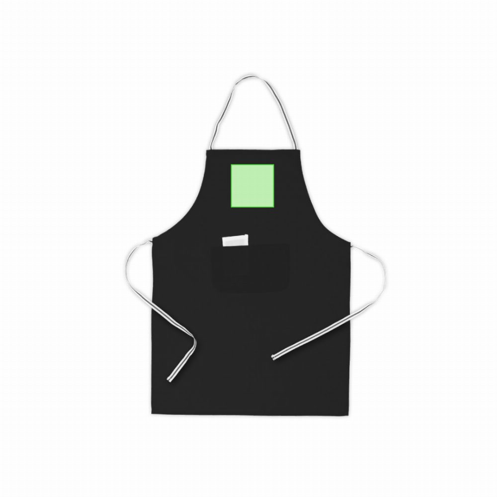 Branding diagram for Cotton apron Bacatus – Breast
