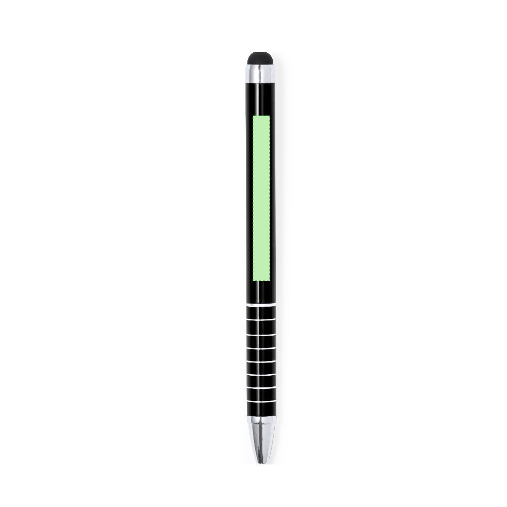 Branding diagram for Aluminium touch-point pens Minox – Area 3