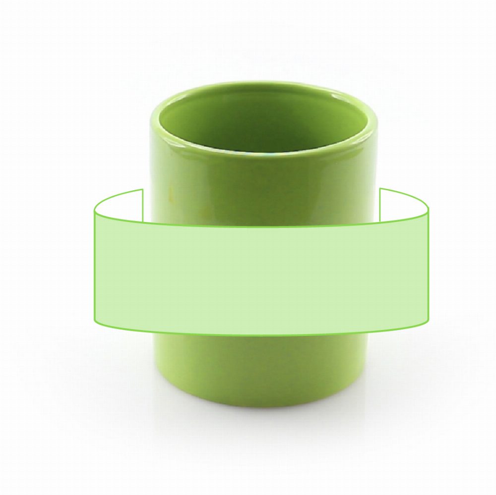 Branding diagram for Ceramic cup 370 ml Zifor – Around the Cup