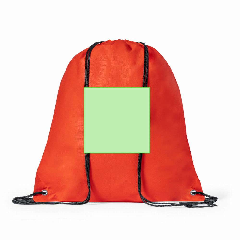 Branding diagram for Non-woven drawstring bag Hera – Page A