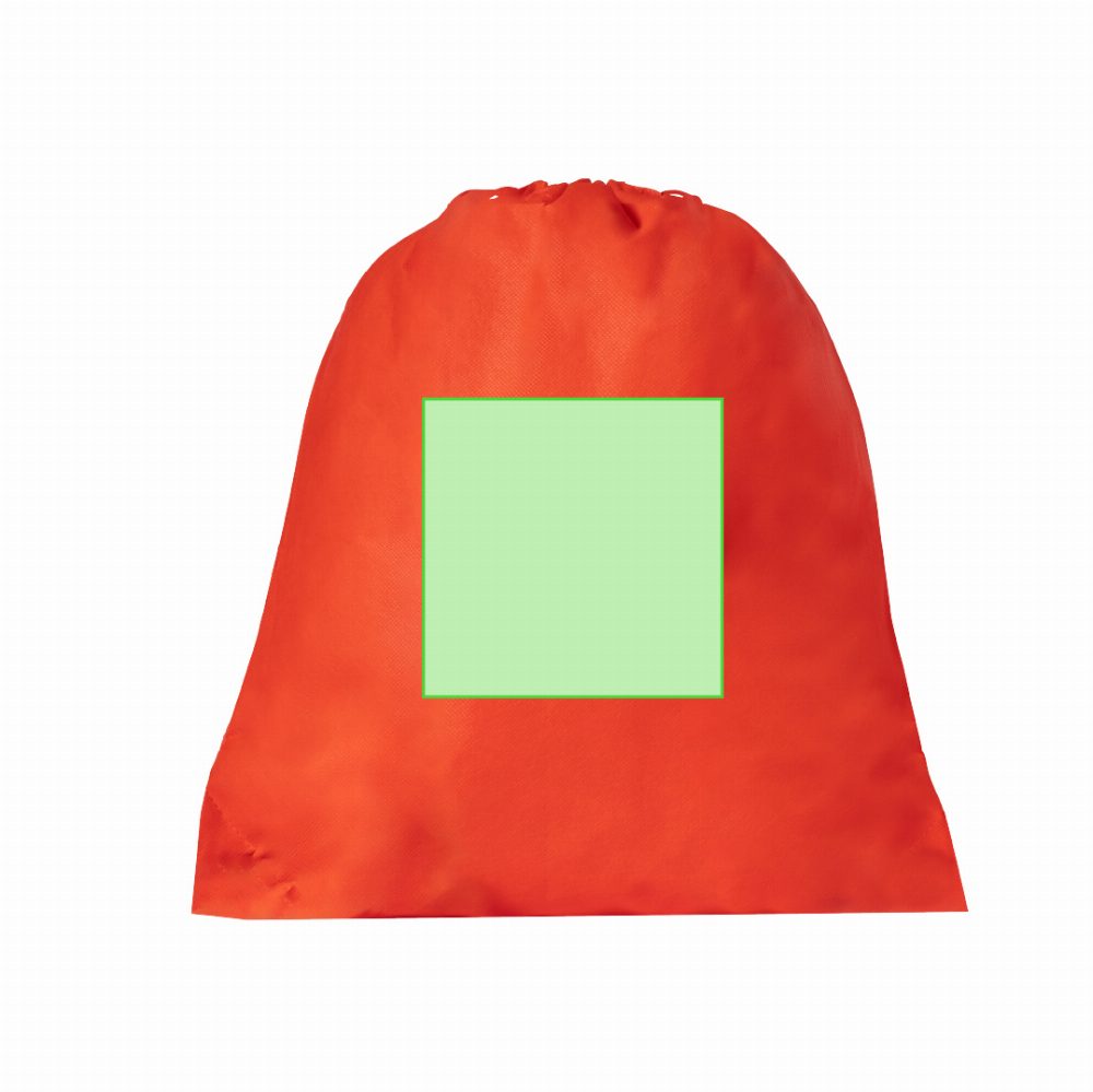 Branding diagram for Non-woven drawstring bag Hera – Page B