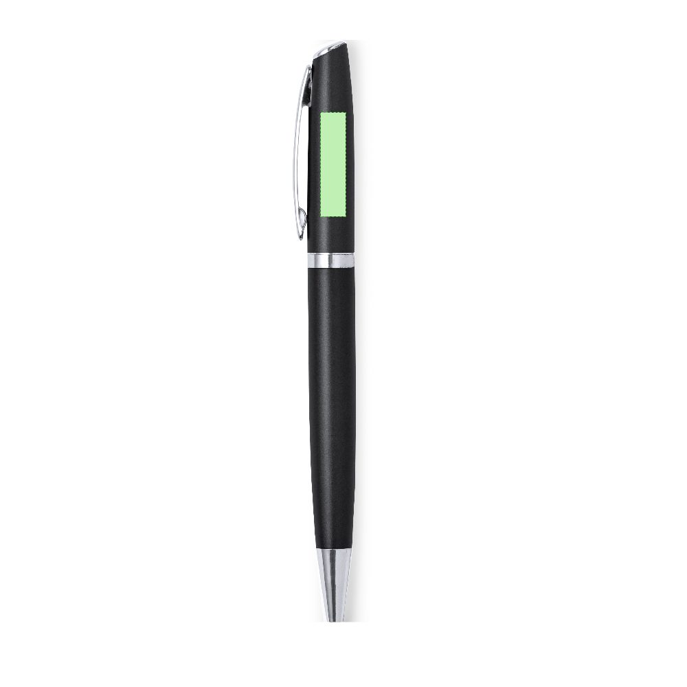 Branding diagram for Writing set with ballpoint pen and ink roller Lumix – Area 1