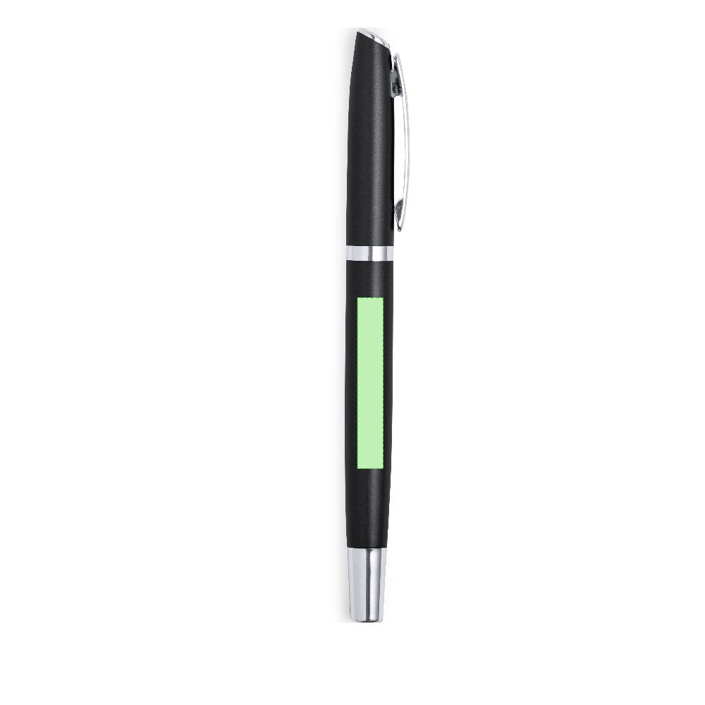 Branding diagram for Writing set with ballpoint pen and ink roller Lumix – Area 12