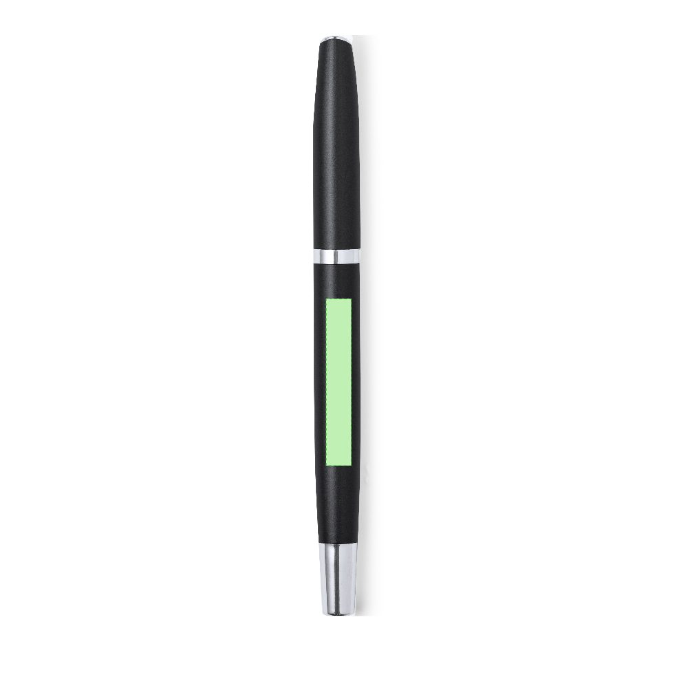Branding diagram for Writing set with ballpoint pen and ink roller Lumix – Area 13