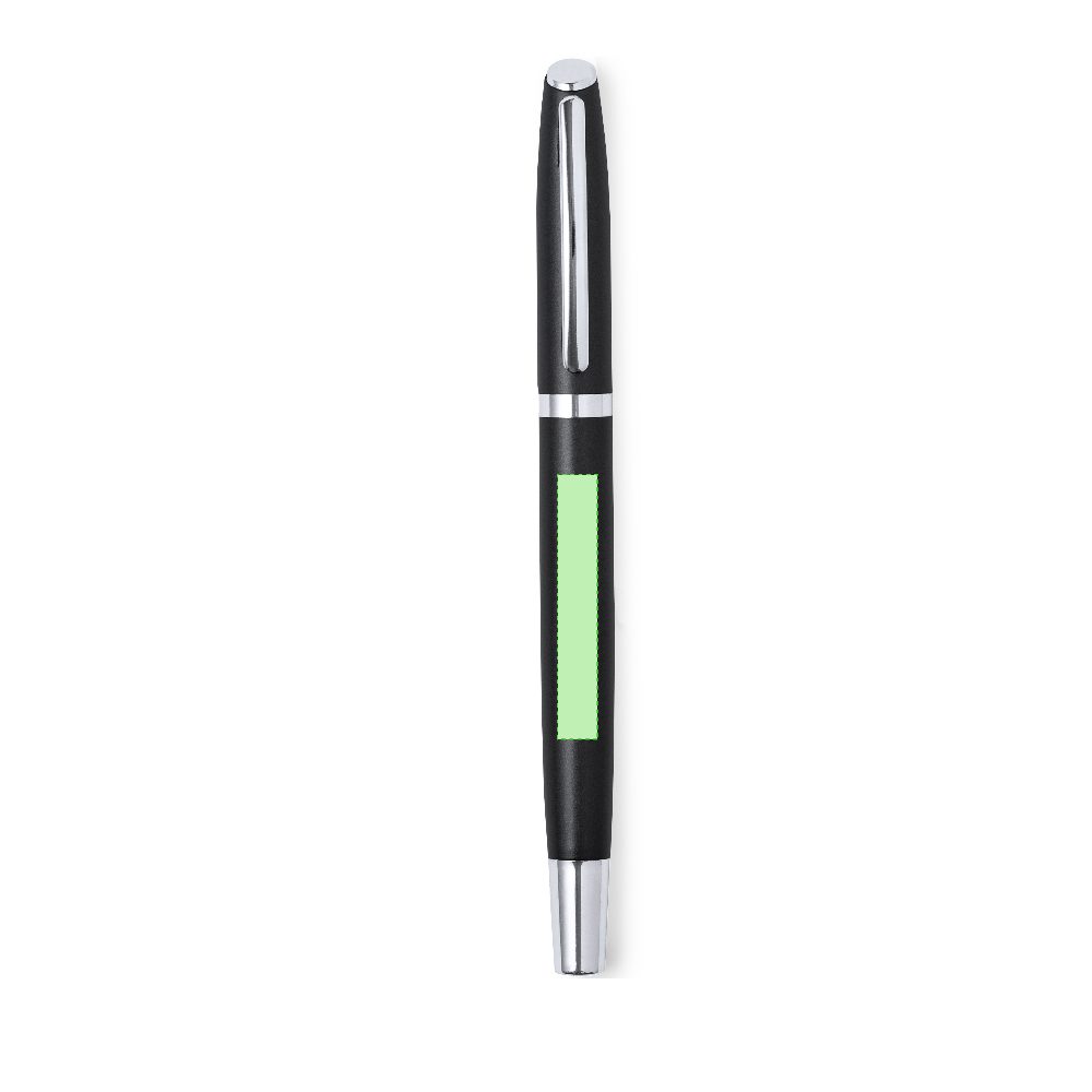 Branding diagram for Writing set with ballpoint pen and ink roller Lumix – Area 14