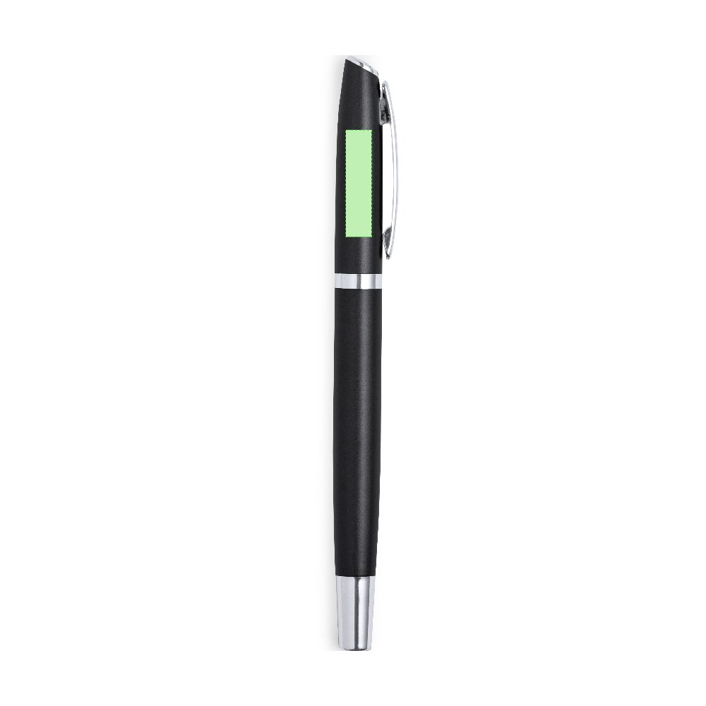 Branding diagram for Writing set with ballpoint pen and ink roller Lumix – Area 9